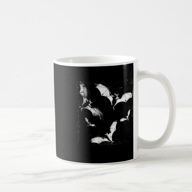 Ts Vampire Horror Spooky Art Halloween Goth Alt Ae Coffee Mug (Right)