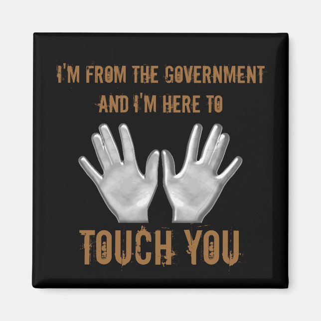 TSA Airport Search Magnet (Front)