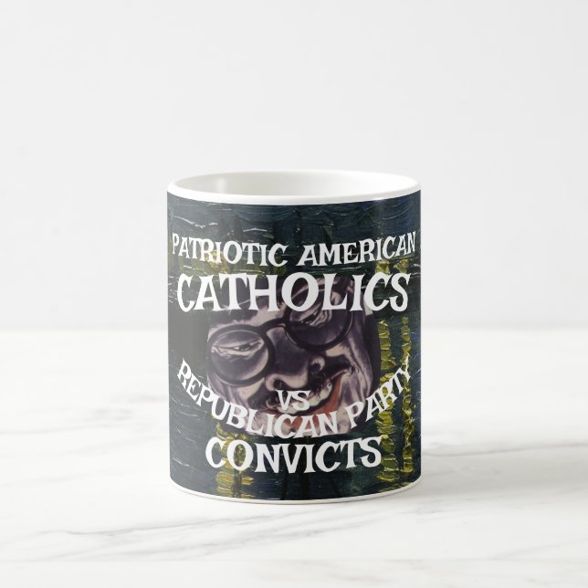 TSA DOJ FV COFFEE MUG VD STD TRUMP TRUMPS REPUBLIC (Center)