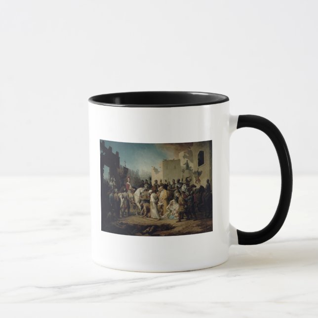 Tsar Ivan IV conquering Kazan in 1552, 1894 Mug (Right)