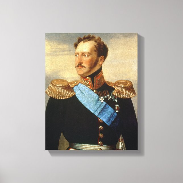 Tsar Nicholas I Canvas Print (Front)