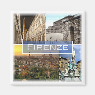 TSC029 FLORENCE, Mosaic, Tuscany, Fridge Magnet