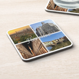 TSC033 FLORENCE, Mosaic, Tuscany, Coaster