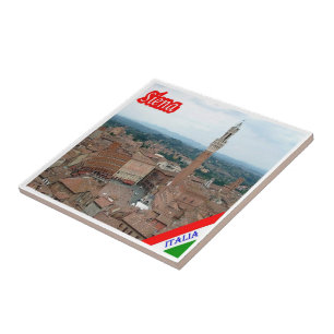 TSC040 SIENA, Aerial View, Tuscany, Tile