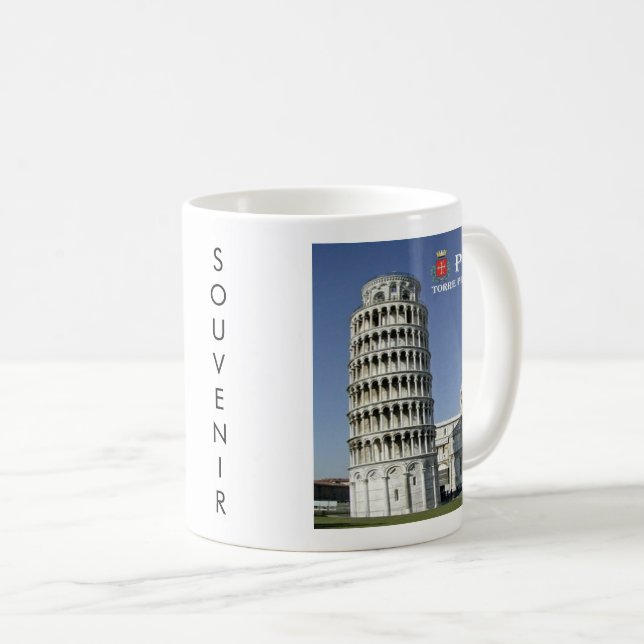 TSC096 LEANING TOWER of PISA, Tuscany, Coffee Mug (Front Right)