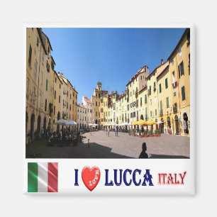 TSC111 LUCCA I Love, Tuscany, Italy, Fridge Magnet