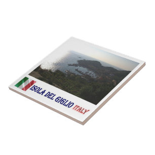 TSC119 GIGLIO ISLAND, Port, Tuscany, Tile