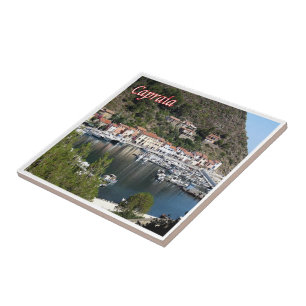 TSC126 CAPRAIA, Little Port,Tuscany, Italy, Tile