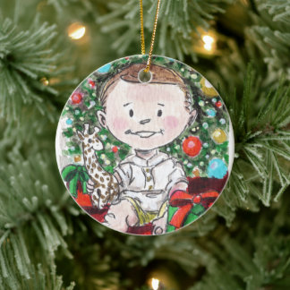 TSCHR1 CERAMIC TREE DECORATION