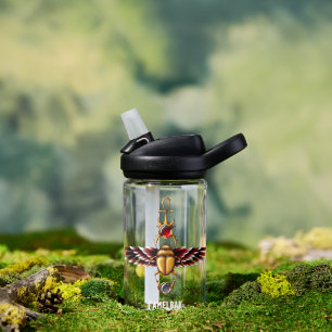 TSDS: Seth's Scarab Coat Graphic Water Bottle