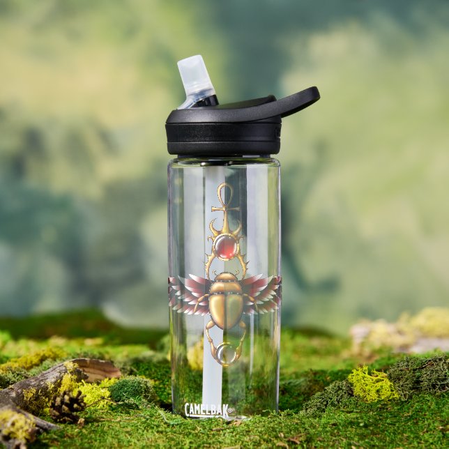 TSDS: Seth's Scarab Coat Graphic  Water Bottle (Outdoor)