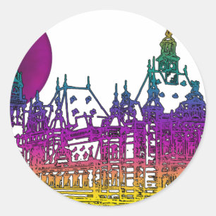 TSE 5 CLASSIC ROUND STICKER