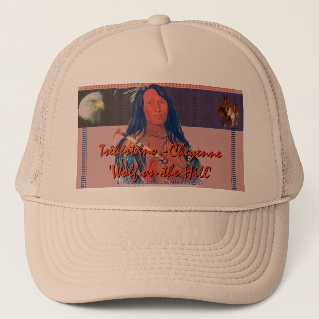 "Tsêhéstáno~Cheyenne" Trucker Hat (Front)