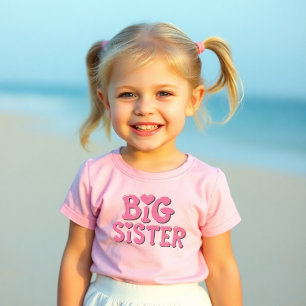 tshirt big sister cute girly sister