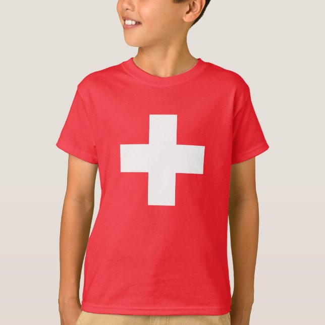 TShirt Cross Switzerland - Established 1291 (Front)