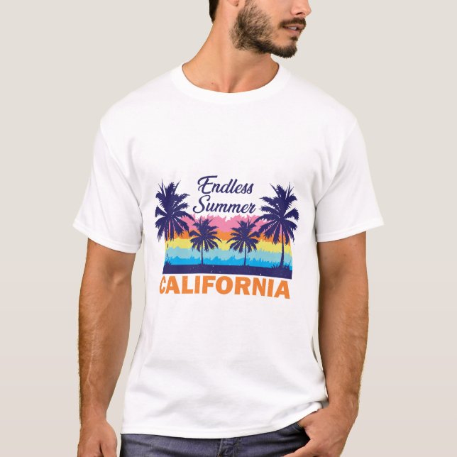 Tshirt-Design-Endless-Summer-California-15050101 0 T-Shirt (Front)