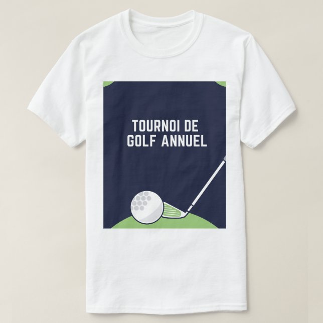 Tshirt for men golf sport  (Design Front)
