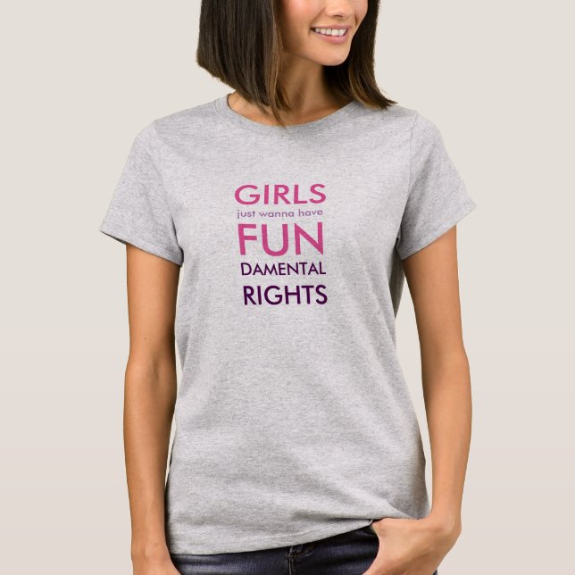 Tshirt - girls' rights (Front)