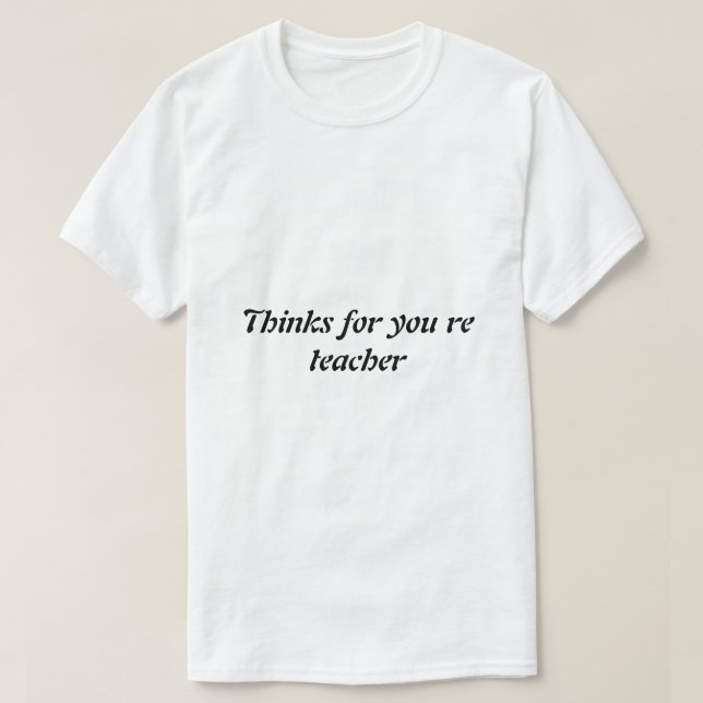 Tshirt men for teacher (Design Front)