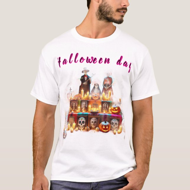 Tshirt men halloween party  (Front)