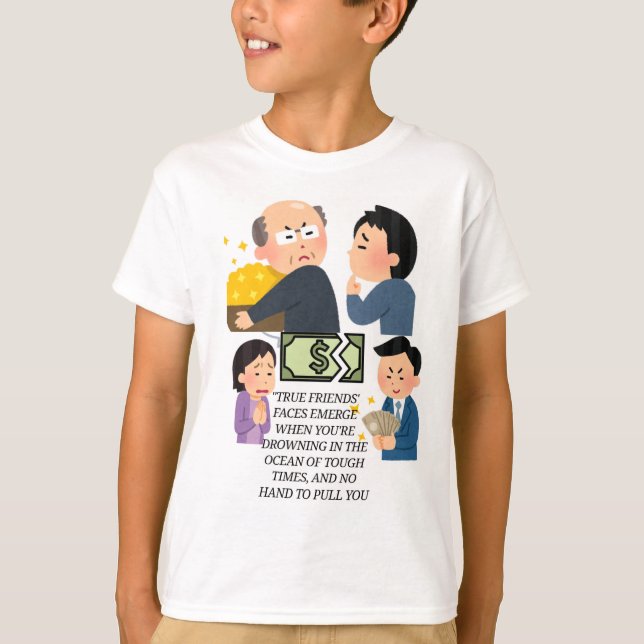 Tshirt , no money no relationship,no friends,noval (Front)