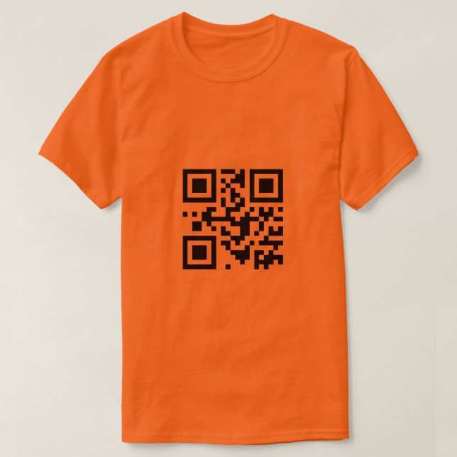 Tshirt- QR code Special T-Shirt (Design Front)