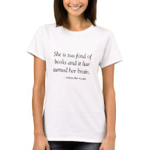 Tshirt - she's fond of books