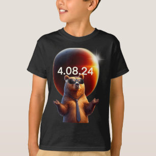 Tshirt Solar Eclipse Bear Solar Eclipse