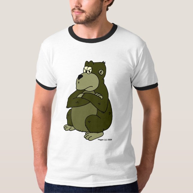Tshirt Sulking Gorilla (Front)