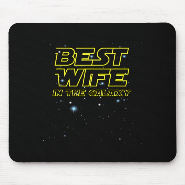 Tshirt Wife Galaxy Mouse Pad (Front)