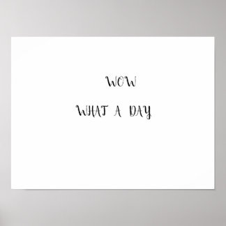 tshirts for a great day poster