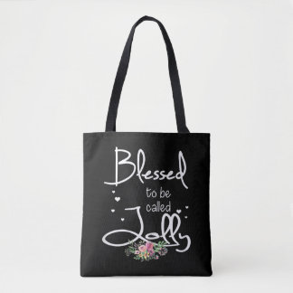 TSIIUO Women's Too Blessed to be Stressed Xmas Tote Bag