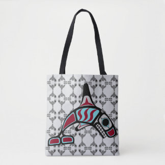 Tsimpsian Killer Whale Tote Bag