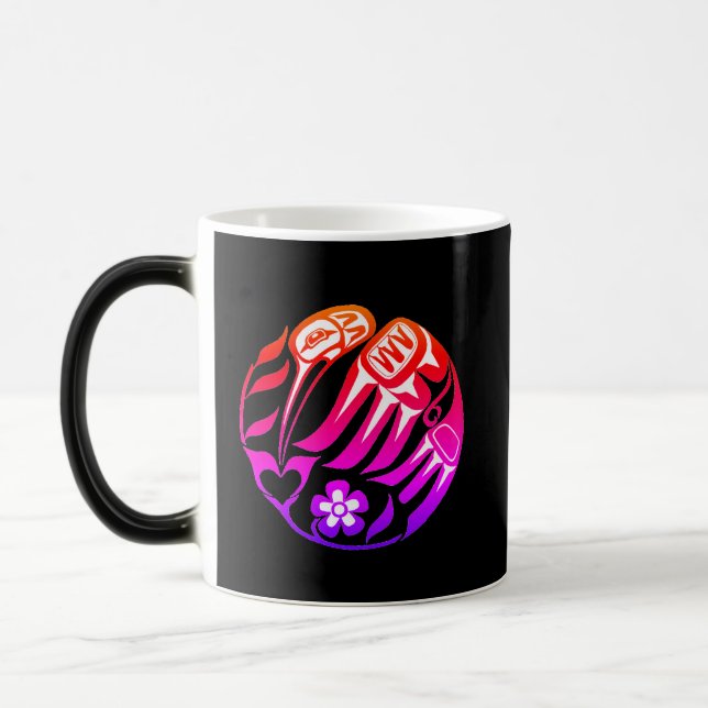 Tsimshian Hummingbird Magic Mug (Left)