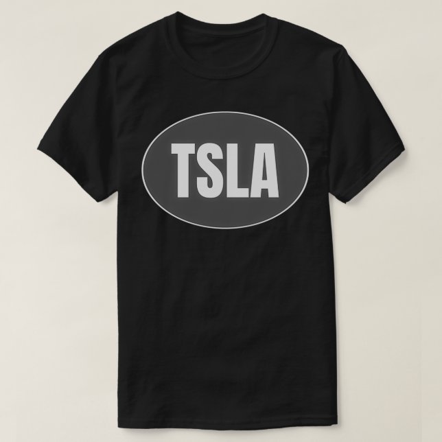 TSLA Ticker T-Shirt (Design Front)