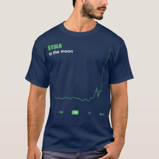 Tsla to the moon 2 T-Shirt