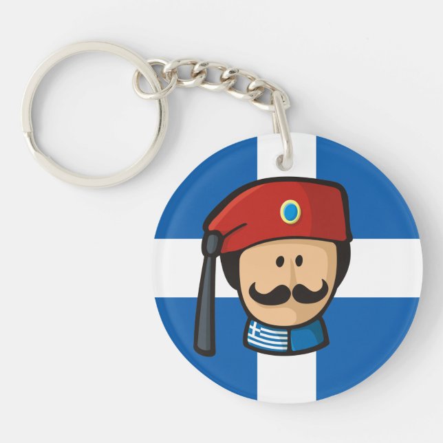 Tsolias Head Keychain (Front)
