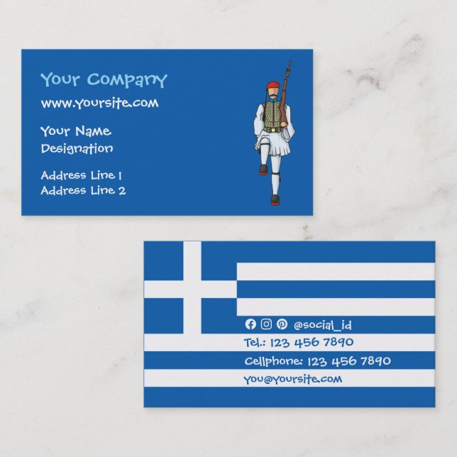 Tsolias Icon Business Card (Front/Back)