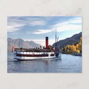 TSS Earnslaw steamship 1912 Postcard