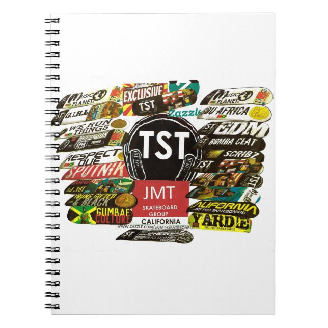 TST Angel Merchandise  Skateboard Collection Notebook (Front)