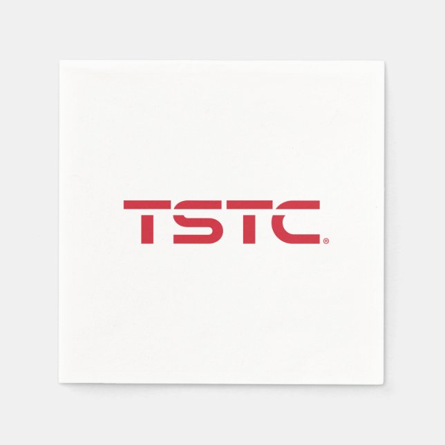 TSTC Block Logo Napkin (Front)