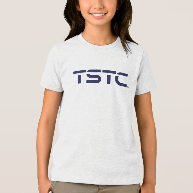 TSTC Block Logo Tri-Blend Shirt (Front)