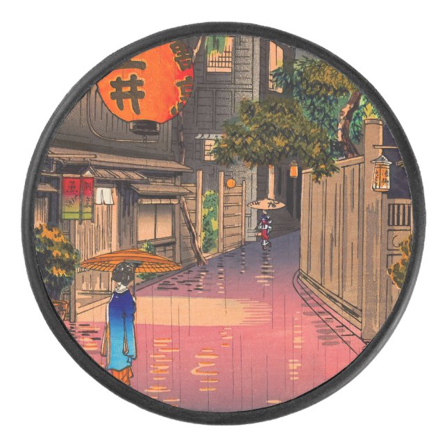 Tsuchiya Koitsu - Evening at Ushigome Hockey Puck (Front)