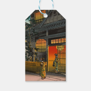 Tsuchiya Koitsu - Side Street Araki in Yotsuya Gift Tags