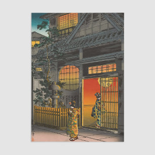 Tsuchiya Koitsu - Side Street Araki in Yotsuya Tissue Paper