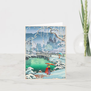 Tsuchiya Koitsu Sketches of Famous Places In Japan Card