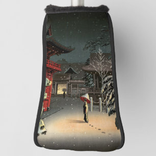 Tsuchiya Koitsu - Snow at Nezu Shrine Golf Head Cover