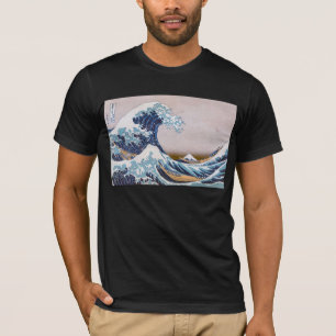 Tsunami Great Wave off Kanagawa Japan by Hokusai T-Shirt