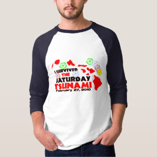 Tsunami Survivor (2 sided) T-Shirt