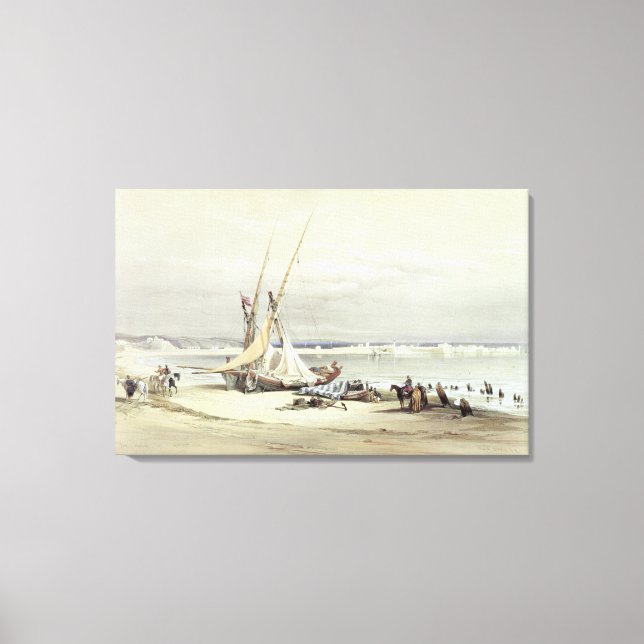 Tsur, ancient Tyre, April 27th 1839, plate 69 from Canvas Print (Front)